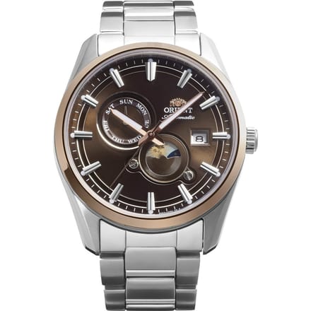 Orient Stretto RA-AK0313Y30B Stretto Sun & Moon Horloge