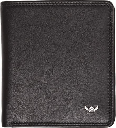 Golden Head Leren portemonnee Polo RFID Protect Scheintasche 1129 Schwarz zwart