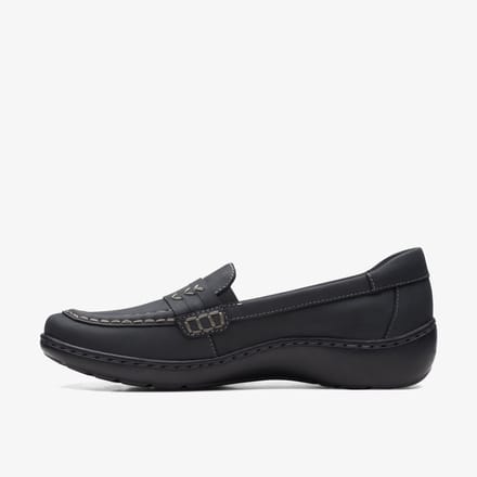 Cora Ashly Zwarte Leren Schoenen