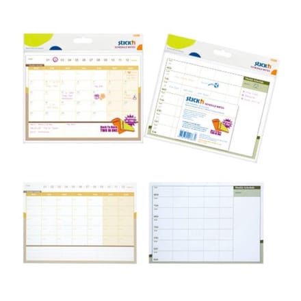 Stick'n - Zelfklevende - Weekplanner - Maandplanner - Sticky Notes - 150 x 203 mm - 40 Planners