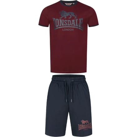 Lonsdale Heren T-shirt & shortset regular fit MIJN