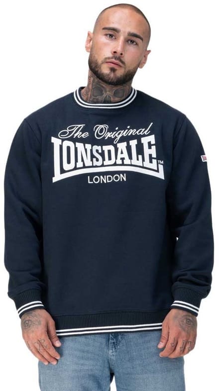 Lonsdale Clifton Sweatshirt Blauw S Man