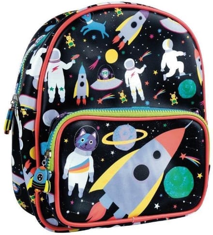 Floss & Rock Peuterrugzak Space - 28 x 23 x 9 cm - PVC