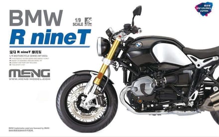 Meng Model Modelbouwpakket Auto - MENG MT003S BMW R Nine T Motor - Pre Colored Edition Plastic - 1:9 - Modelbouw