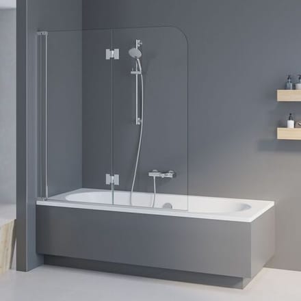 Kronenbach Tube folding shower door type BF2A L 132, stop left KB03713K214SP9