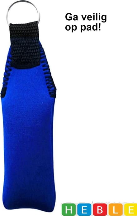 Drijvende Sleutelhanger - Drijvend - Sleuteldrijver - Sleutelhangers - Neopreen - Blauw - 14 cm - van Heble®