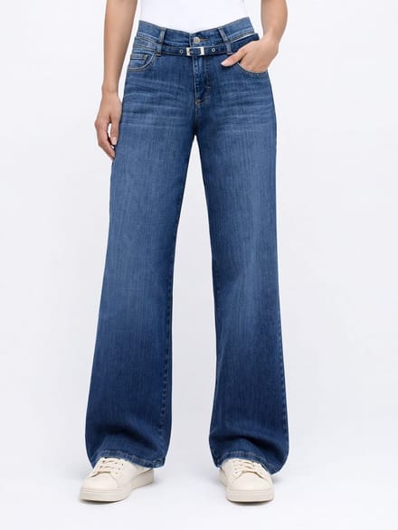 Angels Jeans - Broek - LIZ BELT jeans 3502565 maat W38 X L30