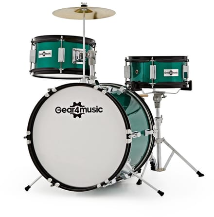 3-Delig Kinderdrumstel van Gear4music, Groen