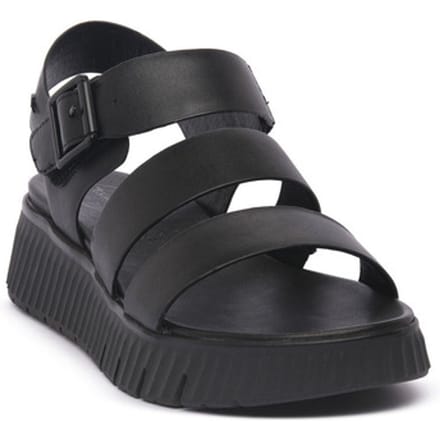 Sandalen met sleehak Jana BLACK SANDAL