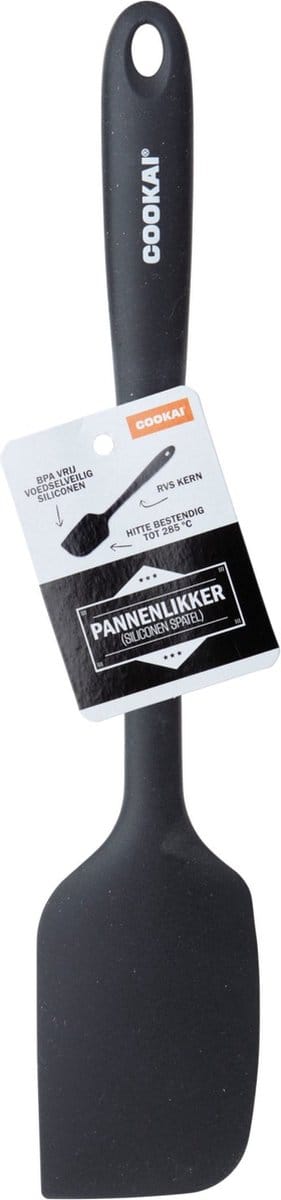 Pannenlikker, Siliconen, Zwart - Cookai