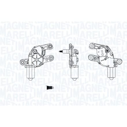 Ruitenwissermotor Original MAGNETI MARELLI 064075800010