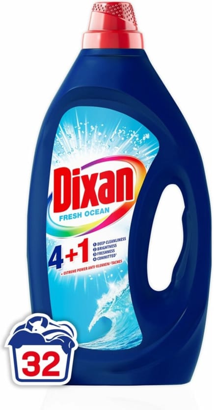 Dixan - Vloeibaar wasmiddel - Fresh Ocean - 32 wasbeurten - 1 stuk