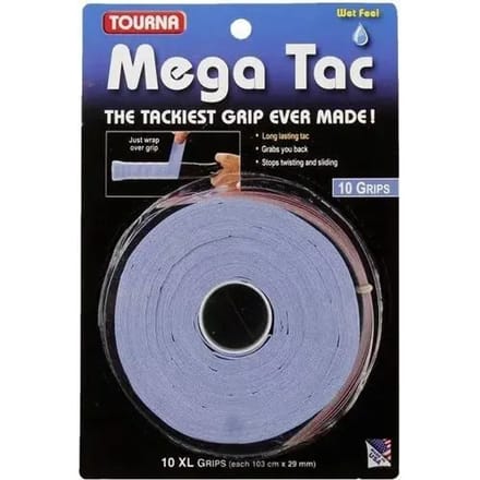 Set van 10 tennis overgrips Tourna Mega Tac
