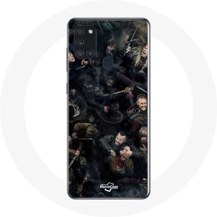 Coque pour Samsung Galaxy A21S Vikings Teaser Saison 6 Affiche Personnages Art