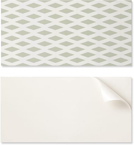 Zelfklevend vinyl woondecoratie-element 120x60 cm met ruitpatroon