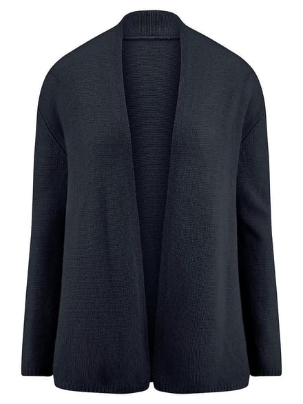 Vest en 100% kasjmier Van Peter Hahn blauw