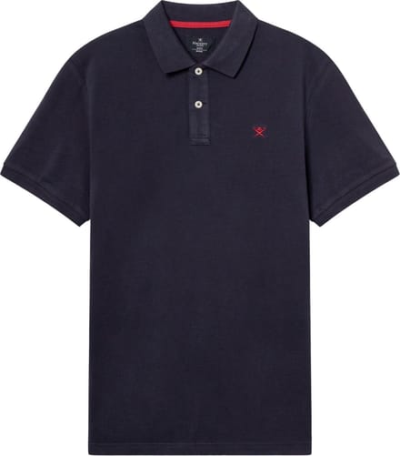 Hackett - Polo Donkerblauw - Slim-fit - Heren Poloshirt Maat M