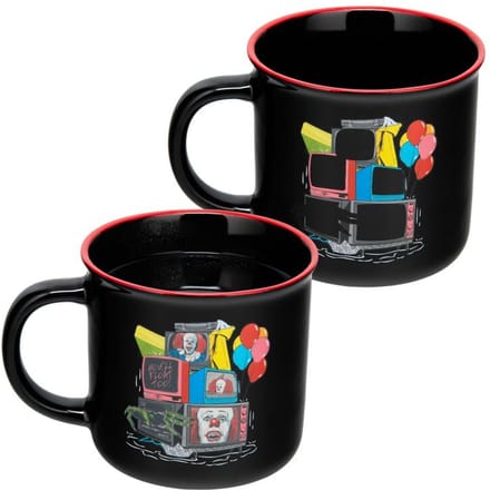 IT IT - Pennywise - Magische mok Unisex Mok - zwart - Standard