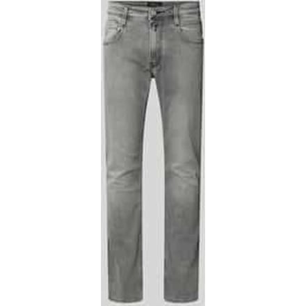 slim fit jeans met steekzakken model 'Anbass'