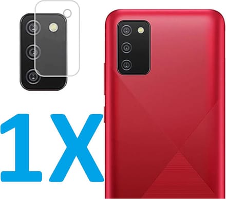 Camera Lens Glass Protector - beschermer Geschikt voor: Samsung Galaxy A02s - Transparant - 1X