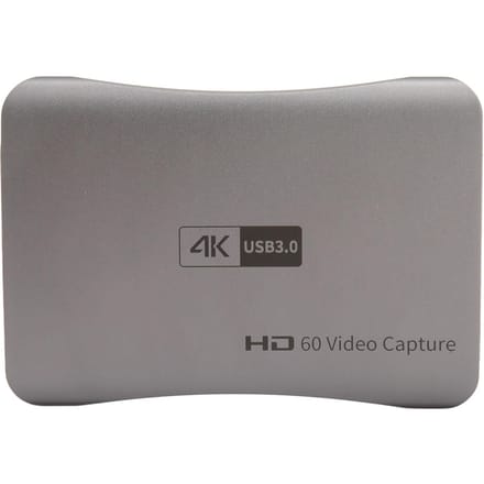 Video Capture Card 4K USB3.0 High Definition Multimedia Interface DVR Kaart voor PC Laptop HC‑336 gray