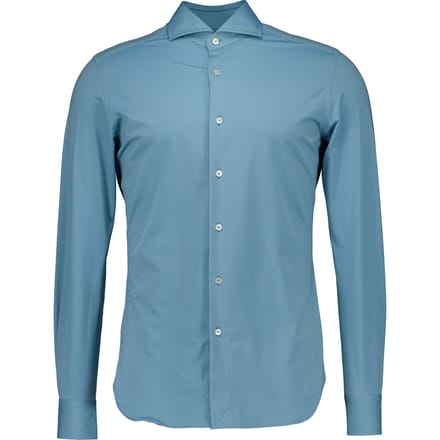 Xacus Active Shirt Lange Mouw Overhemden Turquoise Act520ml/11460