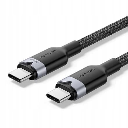 Vention USB-C naar USB-C Kabel 2.0 PD 240W 5A 2m Zwart