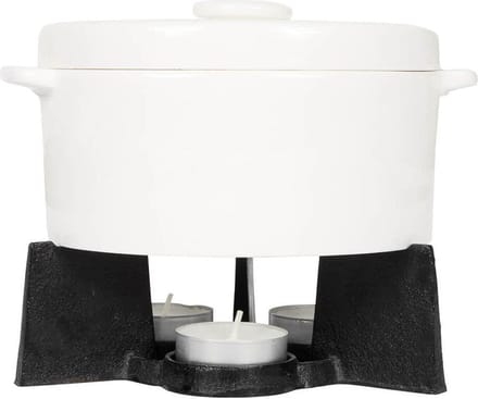 Boska Cheese Baker L - voor o.a. Mac & Cheese - Ovenschaal met onderstel - Wit