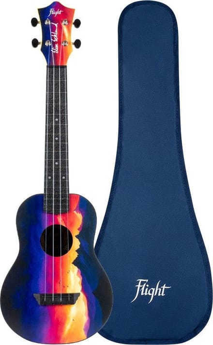Flight Concert Ukelele - Elise Ecklund Signature Travel Series - Sunset