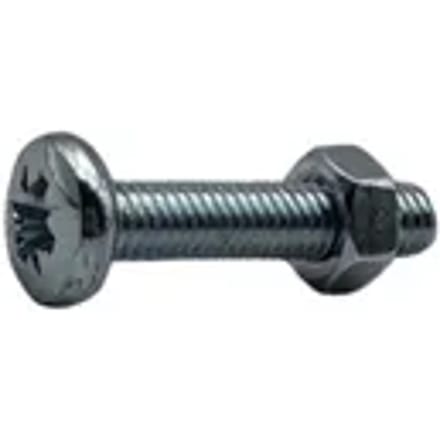 Sencys Metaalschroef+moer Ck M5x30mm Gegalvaniseerd Per 15