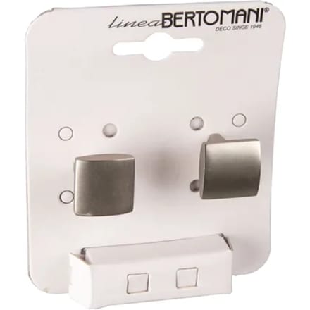 Bertomani Meubelknop - Zamak - Vernikkeld - Gebogen T-knop - 21x21mm - Set Van 2