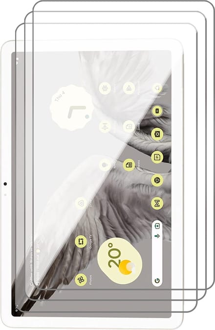 Screenprotector geschikt voor Google Pixel Tablet - 3x Gehard Glas Screen Protector GlassGuard
