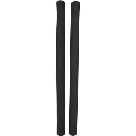 Fietsbuis Spons Schuim Zachte Stuurhandvatten Cover Plug Fietsaccessoires white