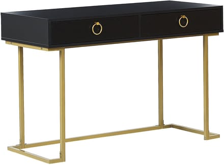 WESTPORT - Kaptafel - Zwart - Metaal