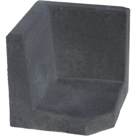 L-hoekelement 40x40x40 cm Antraciet
