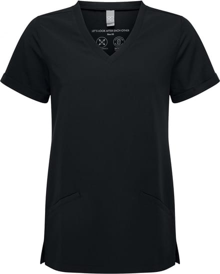 Schort/Tuniek/Werkblouse Dames S Onna Black 42% Polyester, 33% , 19% Viscose, 6% Elasthan