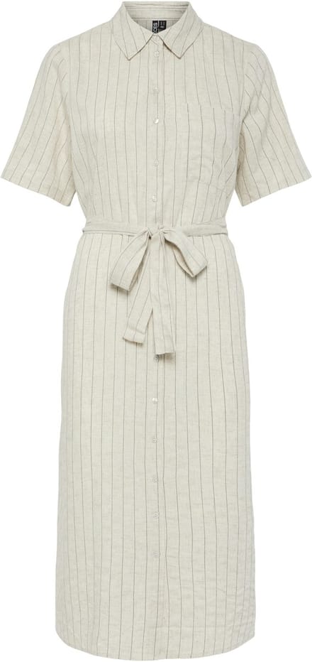 PIECES - PCPIA 2/4 MIDI SHIRT DRESS WVN NOOS - Dames - Mini jurken