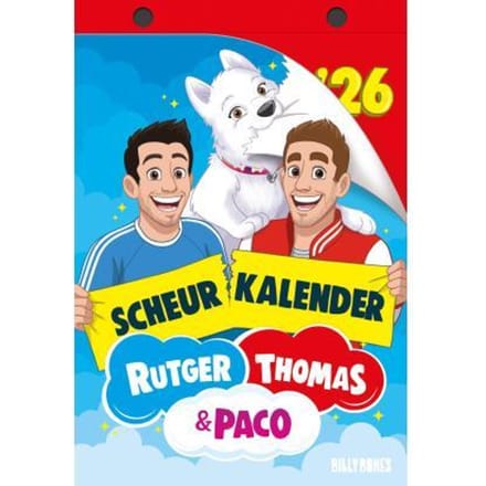 Rutger, Thomas & Paco - Scheurkalender - 2026 - Nederlands