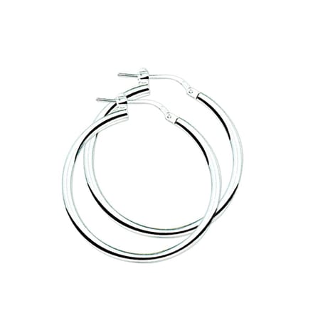 Zilver Oorringen 2,5 MM Ronde Buis 1007195