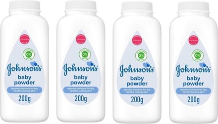 Johnson's Baby Talk Poeder 4 x 200 Gram Voordeelverpakking