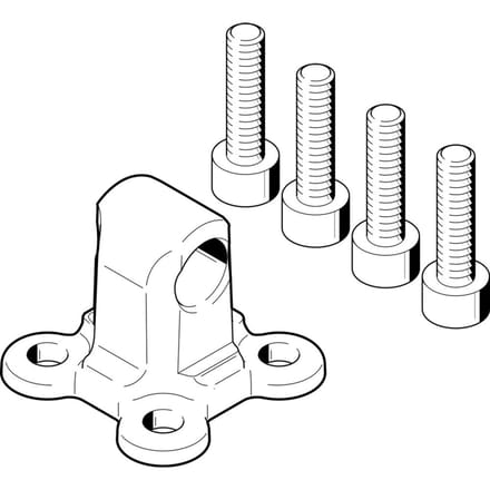 Festo Gaffel Flens Bouwgrootte 25 - 157321 - P2GPK