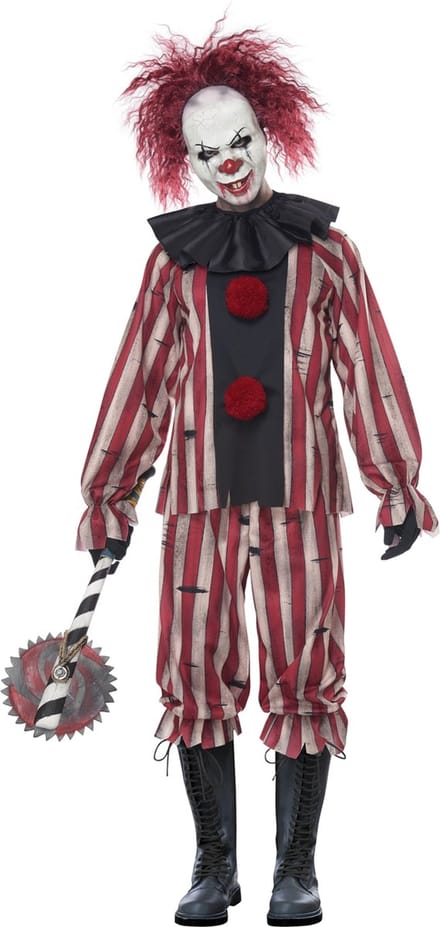 Vegaoo - Demonische clown kostuum voor volwassenen