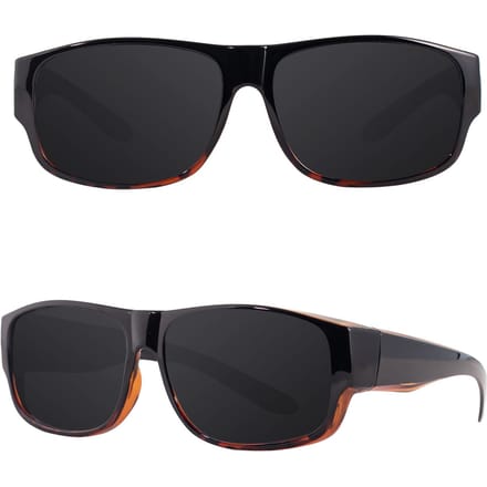 Lunettes de soleil MAXJULI à mettre par-dessus les lunettes pour hommes femmes Enveloppantes Protection UV400 8239 black