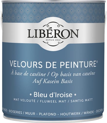 Liberon Velours De Peinture Muurverf - Mat - Bleu D'iroise - 0,5l