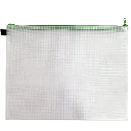 ACROPAQ Documententas – 5 stuks – 36 x 47 cm – Ritssluiting & waterdicht – Documententas groen – Documenten tas