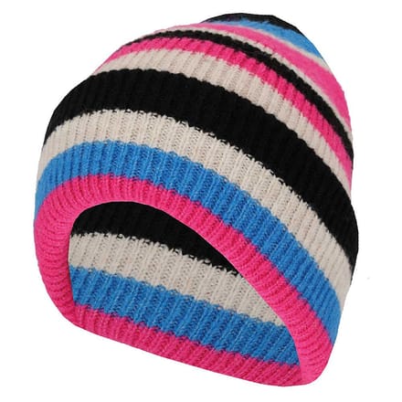 Sarlini - Muts dames - Fashion Stripes - Fuchsia - One Size