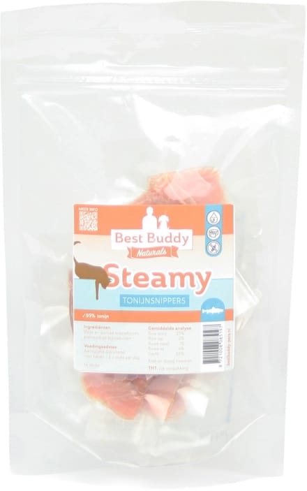 Steamy Tonijnsnippers - Mono proteïne - Best Buddy Pets