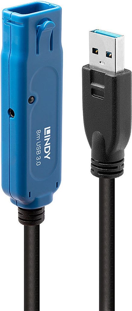 LINDY USB 3.0 Active Extension Cable Pro - USB-uitbreider - USB, USB 2.0, USB 3.0 - maximaal 8 m