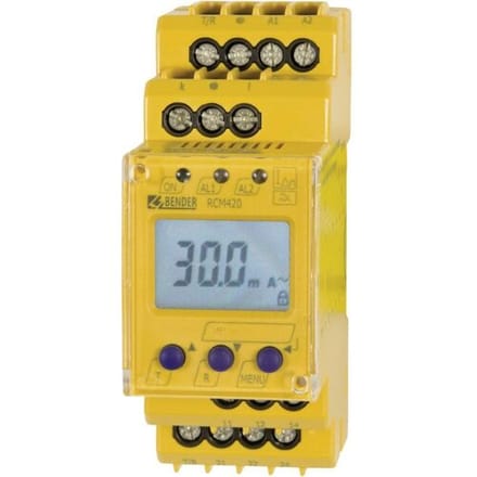 Bender B74014002 RCM420-D-2 differentieelrelais 10 mA - 10 A