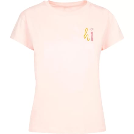 Dames-T-shirt Merchcode Wording - Hi Box